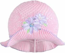NEW BABY Kötött kalap New Baby rózsaszín - lila