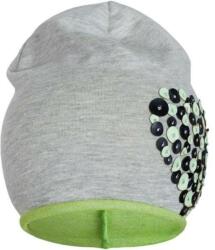 NEW BABY Tavaszi sapka New Baby Szívecske szürke - zöld - babyboxstore