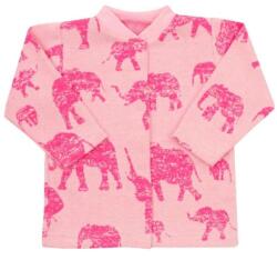 Baby Service Baba kabátka Baby Service Elefánt rózsaszín - babyboxstore