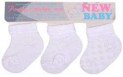 NEW BABY Baba csíkos zokni New Baby fehér - 3 db - babyboxstore - 3 770 Ft