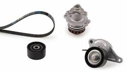 GATES Pompa apa + Set curea transmisie cu caneluri GATES Micro-V® KP17PK1973 (KP17PK1973)
