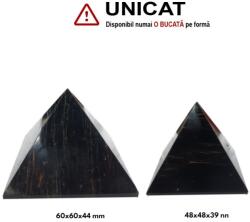  Piramida Turmalina cu Hematit Minerala Naturala - 48-60 x 48-60 x 39-44 mm - (XXL) - 1 Buc