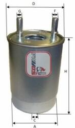 SOFIMA filtru combustibil SOFIMA S 4113 NR (S 4113 NR) - automobilus
