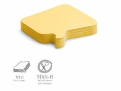  Stick-It Bubble Öntapadós moderációs kártya buborék 100 db sárga
