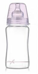 LOVI Шише Lovi - Baby Shower, стъклено, 250 ml, 3 м+, розово (74/204_g) - ozone