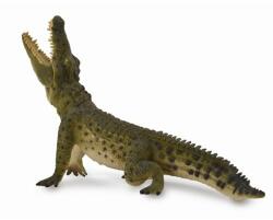 CollectA Figurina pictata manual Crocodil de Nil cu mandibula mobila (COL88725XL) Figurina