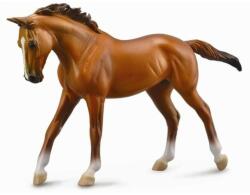 CollectA Figurina Cal Thoroughbred Mare Chestnut Deluxe, 29 x 17 cm (COL88635Deluxe)