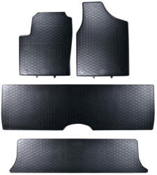 Geyer&Hosaja SEAT Alhambra I 7személyes Geyer Hosaja Prémium fekete gumiszőnyeg szett patenttal