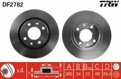 TRW Disc frana TRW DF2782 (DF2782) - automobilus
