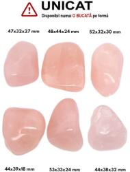 Palm Stone Cuart Roz Natural - 44-53 x 32-44 x 18-30 mm - ( XXL )
