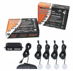 Automax Senzori parcare Automax cu afisaj si semnalare acustica , 4 senzori albi Kft Auto