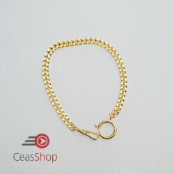  Lanț plat, auriu, pentru ceas buzunar 8 mm - 3010.2780