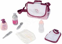 Smoby Pelenkázótáska pelussal Violette Baby Nurse Smoby 7 kiegészitővel és állitható vállpánttal (SM220363W)