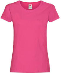 Fruit of the Loom Női póló Rövid ujjú Fruit of the Loom Original T Lady-Fit - 2XL, Fuchsia