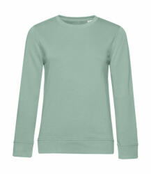 B&C Collection Női hosszú ujjú organikus pulóver B and C Organic Crew Neck /women French Terry XL, Sage