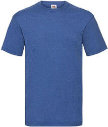Fruit of the Loom Férfi póló Rövid ujjú Fruit of the Loom Valueweight Tee - 2XL, Retró Heather Királykék