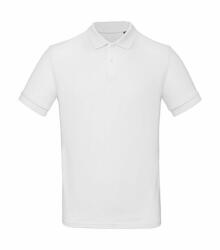 B and C Férfi rövid ujjú organikus galléros póló B and C Organic Inspire Polo /men XL, Fehér