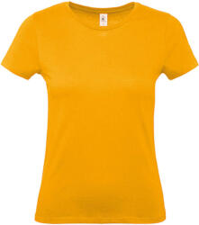 B and C Csomag akciós póló (minimum 3 db) Női rövid ujjú póló B&C #E150 /women T-Shirt -S, Sárgabarack