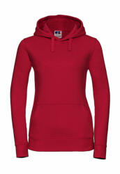Russell Női kapucnis hosszú ujjú pulóver Russell Europe Ladies' Authentic Hooded Sweat XS, Piros