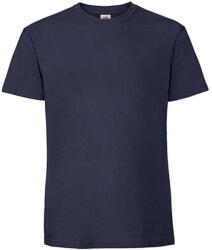Fruit of the Loom Férfi póló Rövid ujjú Fruit of the Loom Ringspun Premium T - M, Sötétkék (navy)