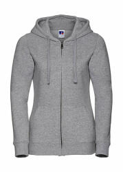 Russell Női kapucnis hosszú ujjú pulóver Russell Europe Ladies' Authentic Zipped Hood S, Világos Oxford