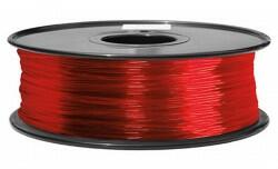ezPrint 3D filament 1, 75 mm TPU rubber gumi átlátszó piros 800g