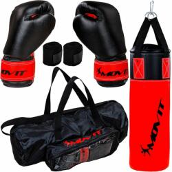 MOVIT Boksz szett gyerekeknek PVC piros/fekete (20040907) - kokiskashop