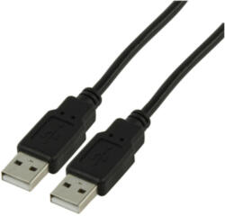 VCOM USB A - USB A összekötő kábel 1, 8 méter USB 2.0 CCP-USB2-AMAM-6 (CABLE-140HS)