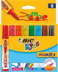BIC Carioca 8 culori cu varf XXL Bic Kids Decoralo (946442)