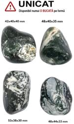Palm Stone Agata Muschi Naturala - 42-53 x 40-44 x 30-40 mm - ( XXL )