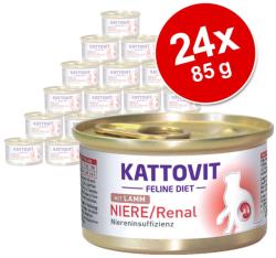 KATTOVIT Niere/Renal Lamb Tin 24x85 g