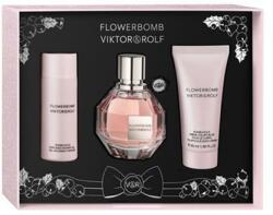 Viktor & Rolf Flowerbomb SET: edp 50ml + Tusfürdő 50ml + Testápoló cream 40ml női parfüm