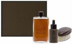 Gucci Guilty Absolute SET: edp 150ml + Bajuszápoló olaj 30ml + Bajuszkefe férfi parfüm