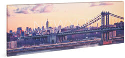 Family Pound Tablou decorativ cu LED New York Family Pound, 38 x 78 cm, 2 x AA, 10 LED-uri, alb rece (58484)