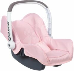 Smoby Scaun de mașină Powder Pink Maxi Cosi&Quinny Smoby pentru păpușă de 42 cm cu spațiu de depozitare și centură de siguranță (SM240233)