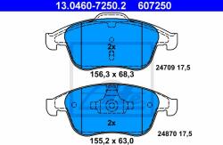 ATE set placute frana, frana disc ATE 13.0460-7250.2 (13.0460-7250.2)