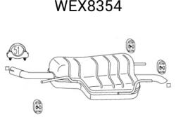 QWP Toba esapament finala QWP WEX8354 (WEX8354)