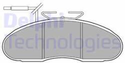 DELPHI set placute frana, frana disc DELPHI LP1105 (LP1105)