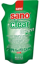 Sano Solutie curatat geamuri, Rezerva, 750 ml, Clear Green