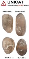 Palm Stone Cuart Fumuriu Natural - 48-66 x 32-36 x 24-33 mm - ( XXL )