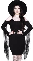 KILLSTAR női ruha KILLSTAR - Nix Fringe - Fekete - KSRA003313