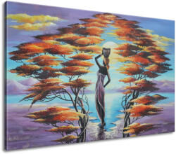 Gario Kézzel festett kép Afrikai no kosárral Méret: 120 x 80 cm
