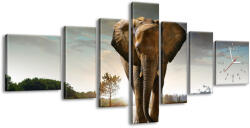 Gario Órás falikép Magányos eros elefánt - 7 részes Méret: 160 x 70 cm