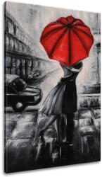 Gario Kézzel festett kép Vörös csók az esoben Méret: 70 x 100 cm