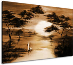 Gario Kézzel festett kép Afrikai naplemente Méret: 120 x 80 cm