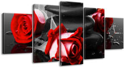 Gario Órás falikép Roses and spa - 5 részes Méret: 150 x 70 cm