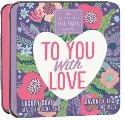 Scottish Fine Soaps Săpun To You with Love - Scottish Fine Soaps To You with Love Soap In A Tin 100 g
