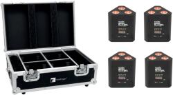  EUROLITE Set 4x AKKU TL-3 QCL RGB+UV Trusslight + Case with charging function (20000854) - showtechpro