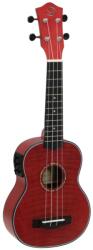 Dimavery UK-100 Soprano ukulele, flamed red (26255807)