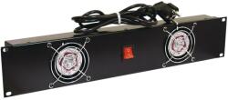 Omnitronic Front Panel Z-19 with 2 Fans wired 2U (30100820)